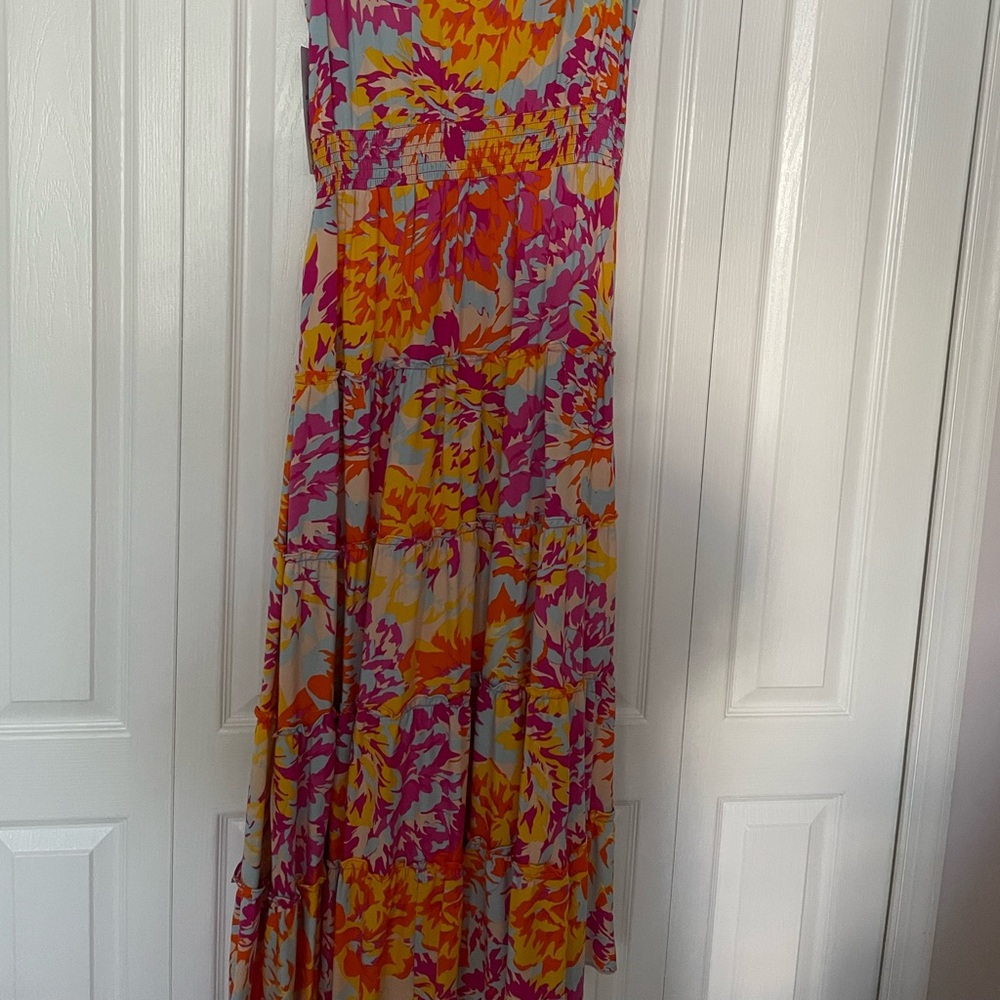 Floral Sleeveless Maxi Dress - Picture 10 of 12